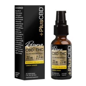 Buy CBD & THC Tincture – Reserve Collection Oil Lemon Ginger in Australia